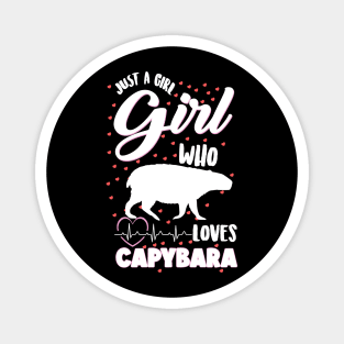 Capybara Girl Magnet